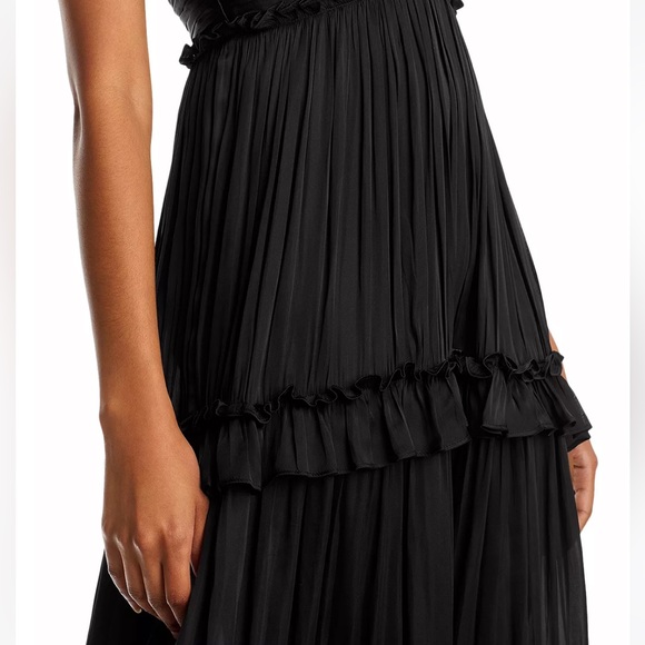 Aqua Black Midi Dress - Picture 5 of 7